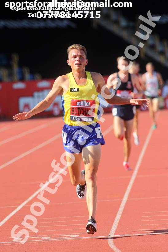 Mens 5000 metres, 2019 Muller British Championships, Alexander Stadium, Birmingham. Photo: David T. Hewitson/Sports for All Pics